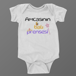 Amcasının Balı Prensesi Baskılı Body Zıbın