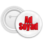 Ad Soyad Buton Rozet