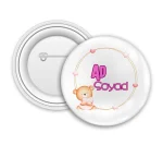 Ad Soyad Buton Rozet Kız