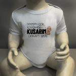 Bazen Çok İçtiğimde Kusarım Dayım Gibi Erkek Body Baskılı Zıbın