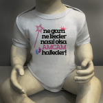 Ne Gam Ne Keder Nasıl Olsa Amcam Halleder Body Baskılı Zıbın