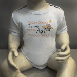 Selam Dünya Teyzemin Biricik Aşkı Olmaya Geldim Body Baskılı Zıbın