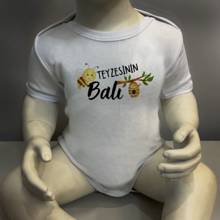Teyzesinin Balı Body Baskılı Zıbın