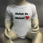 Halam Da Halam Baskılı Body Baskılı Zıbın