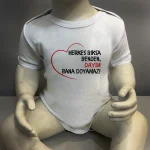 Herkes Bıksa Benden Dayım Bana Doyamaz Baskılı Body Baskılı Zıbın