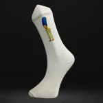 Marge Simpson Baskılı Kolej Çorap