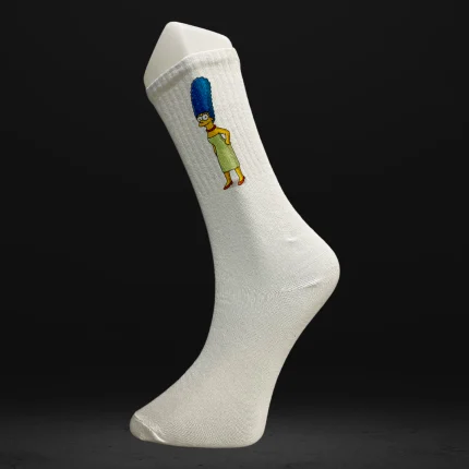 Marge Simpson Baskılı Kolej Çorap