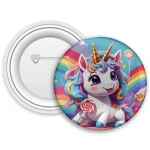 Sevimli Unicorn Rozet