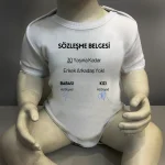 Sözleşme Belgesi Baskılı Body Baskılı Zıbın