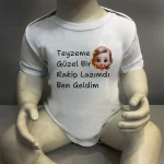 Teyzeme Güzel Bir Rakip Lazımdı Ben Geldim Baskılı Body Baskılı Zıbın