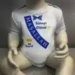 Ad Soyad Sünnet Oldum Baskılı Body Baskılı Zıbın