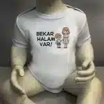 Bekar Halam Var Baskılı Body Baskılı Zıbın