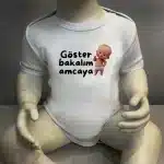 Göster Bakalım Amcaya Baskılı Body Baskılı Zıbın