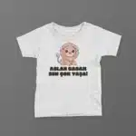Aslan Babam Sen Çok Yaşa Baskılı Tişört