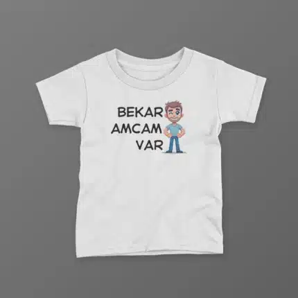 Bekar Amcam Var Erkek Adam Baskılı Tişört