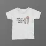 Bekar Teyzem Var Erkek Baskılı Tişört