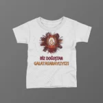 Biz Doğuştan Galatasaraylıyız Baskılı Tişört