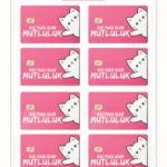 8 Adet Kaç Para Ulan Mutluluk Kart Etiketi