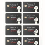 8 Adet Param Var Ki Yiyorum Aç Köpek Kart Etiketi