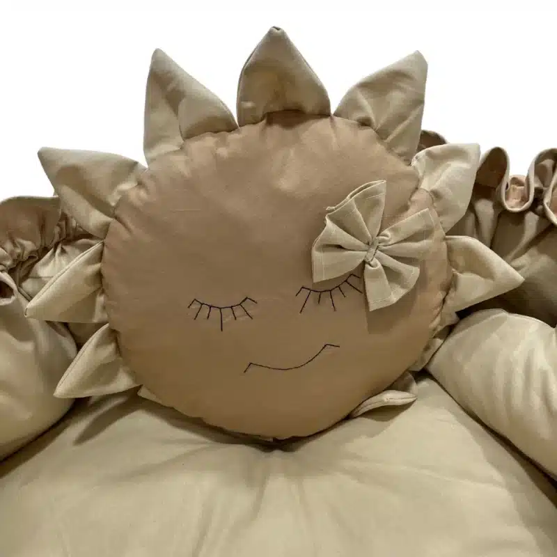 Cappuccino Babynest Bej Bebek Yuvası Güneş Yastık
