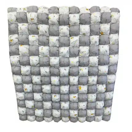 Gri Desenli Kırkyama Yorgan