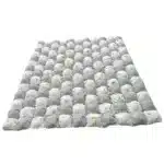 Gri Desenli Kırkyama Yorgan Serili