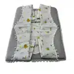 Gri Desenli Sürpriz Yastık Battaniyesi