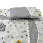 Gri Desenli Sürpriz Yastık Yastığı