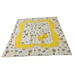 Sarı Desenli Sürpriz Yastık Battaniyesi