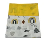 Sarı Desenli Sürpriz Yastık Çarşafı