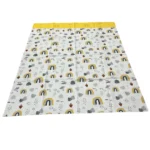 Sarı Desenli Sürpriz Yastık Çarşafı Açık Halde