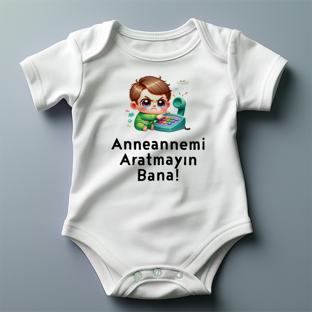 Anneannemi-Aratmayin-Bana-Baskili-Zibin.webp Anneannemi Aratmayın Bana Baskılı Zıbın - Görsel 1