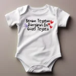 Benim Teyzem Dünyanın En Güzel Teyzesi Baskılı Zıbın