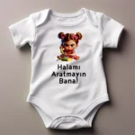 Halamı Aratmayın Bana Baskılı Zıbın Kız