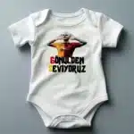 Mauro Icardi Gönülden Seviyoruz Baskılı Zıbın Baskılı Body