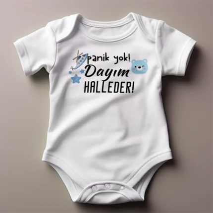 Panik Yok Dayım Halleder Helikopter Baskılı Zıbın