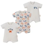 Elista Erkek Bebek Üçlü Tulum