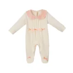 Bebe Yakalı Kız Bebek Soft Tulum