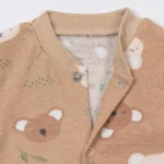 Koala Baskılı Erkek Bebek Patikli Üçlü Tulum - Görsel 4