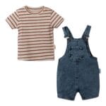 Erkek Bebek Salopetli Kot Tulum