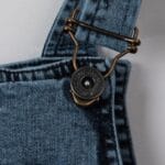 Erkek Bebek Salopetli Kot Tulum - Görsel 3