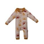 Fermuarlı Kapüşonlu Erkek Bebek Tulum - Görsel 2