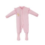 Manolya Ördek Temalı Kız Bebek Üçlü Tulum - Görsel 3