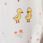 Manolya Ördek Temalı Kız Bebek Üçlü Tulum - Görsel 2