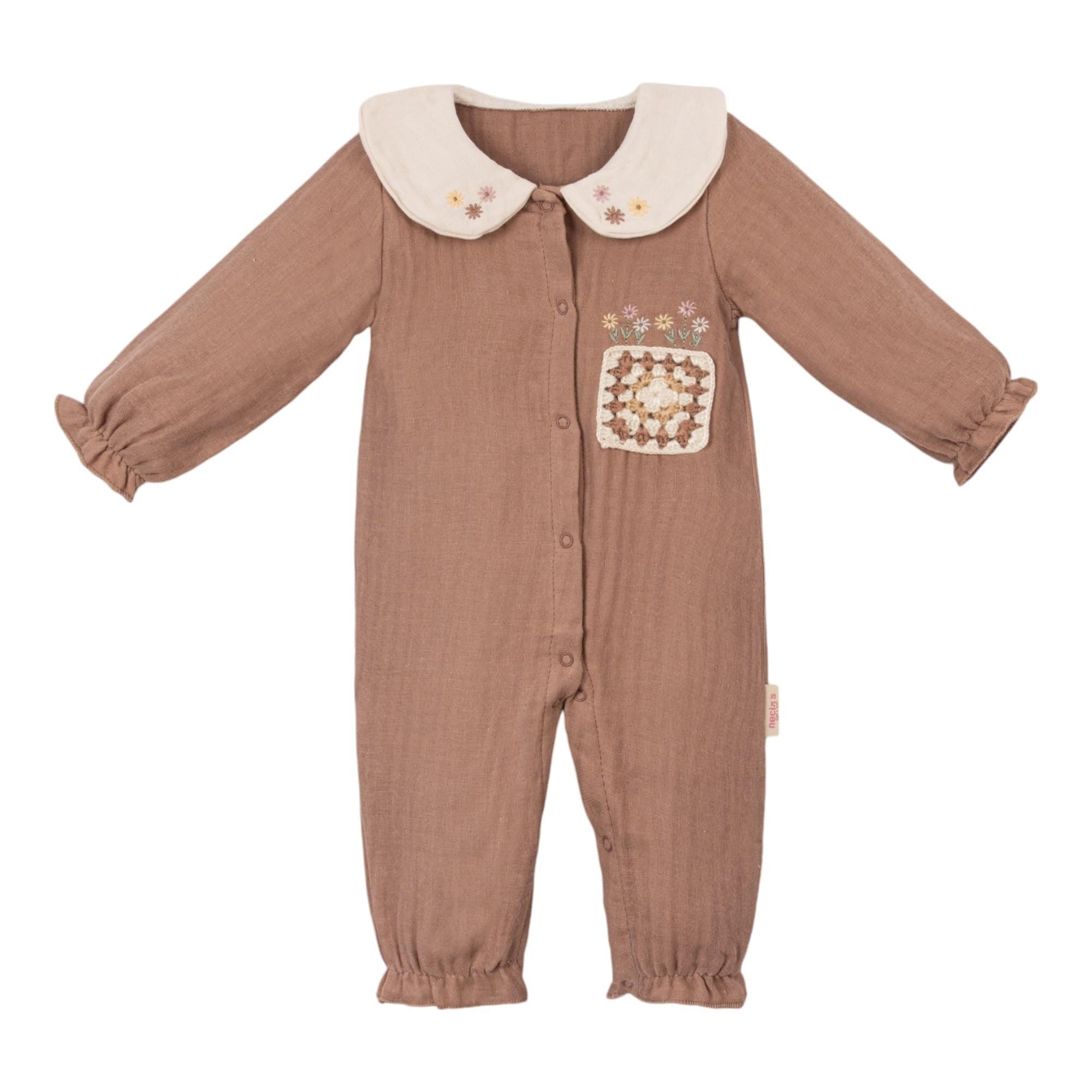 meksika-kiz-bebek-muslin-tulum-767678 Meksika Kız Bebek Müslin Tulum - Görsel 1