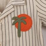 Palmiye Baskılı Erkek Bebek Tulum - Görsel 5