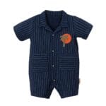 Palmiye Baskılı Erkek Bebek Tulum - Görsel 3