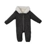 Riva İçi Polarlı Kapüşonlu Kız Bebek Tulum - Görsel 2