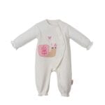 Salyangoz Figürlü Kız Bebek Tulum