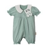 Tavşan Yakalı Kız Bebek Tulum - Görsel 4